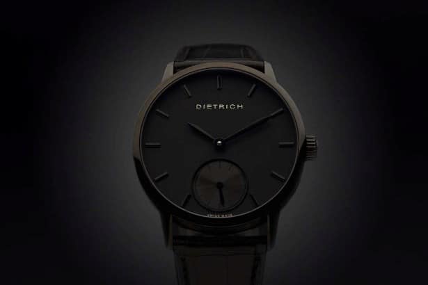 Night : elegant watch by Dietrich
